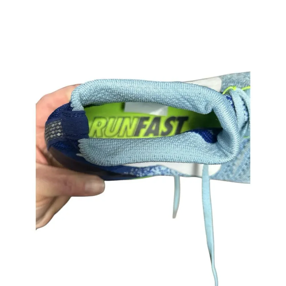 Nike Zoom All Out Flyknit Sneakers Shoes Blue Green 845361-400 Women's Size 8